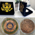 Los Angeles LA county sheriff LASD Police challenge coin With Velvet Case
