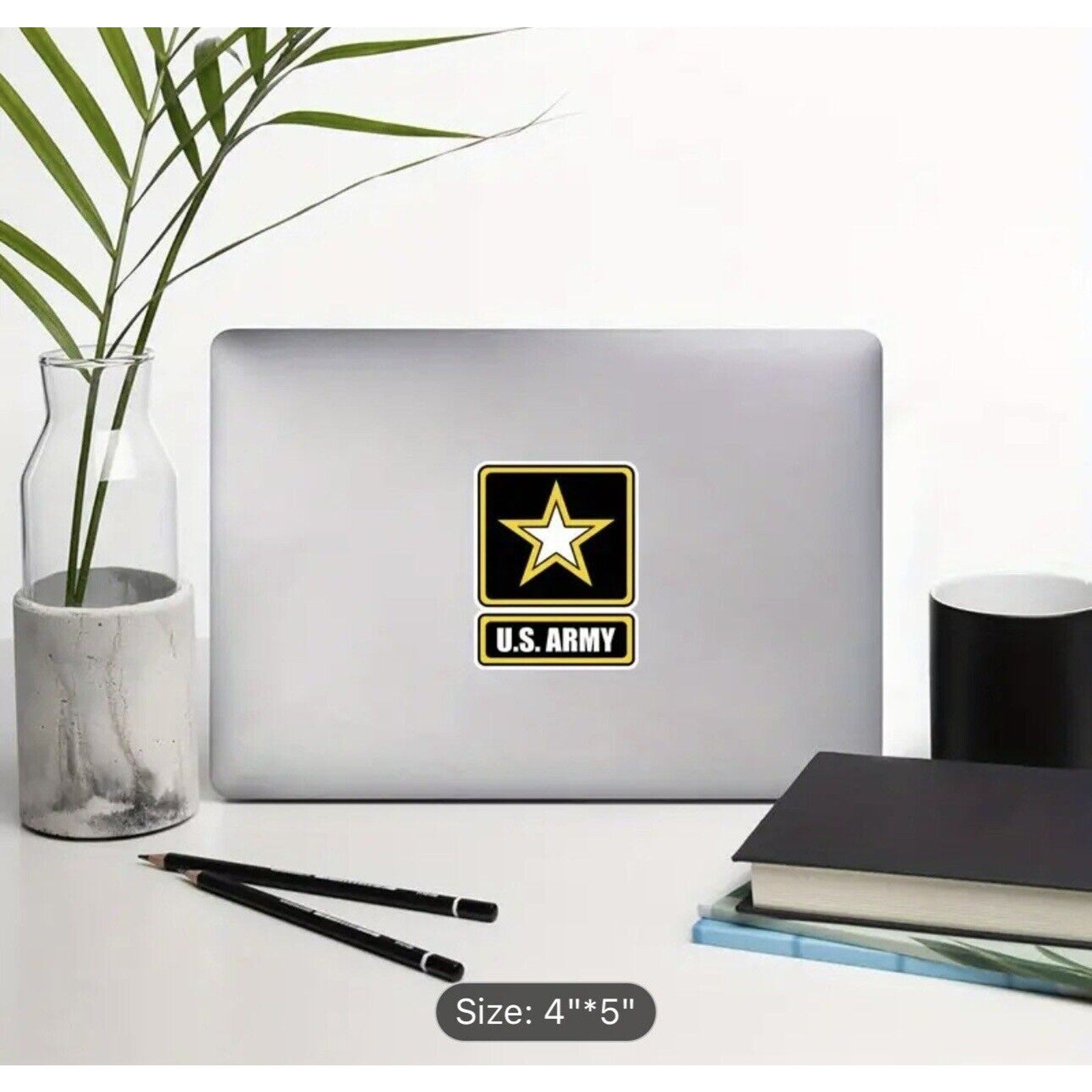 US ARMY LOGO FULL COLOR Inside Outside Car Laptop PC VINYL DECAL STICKER