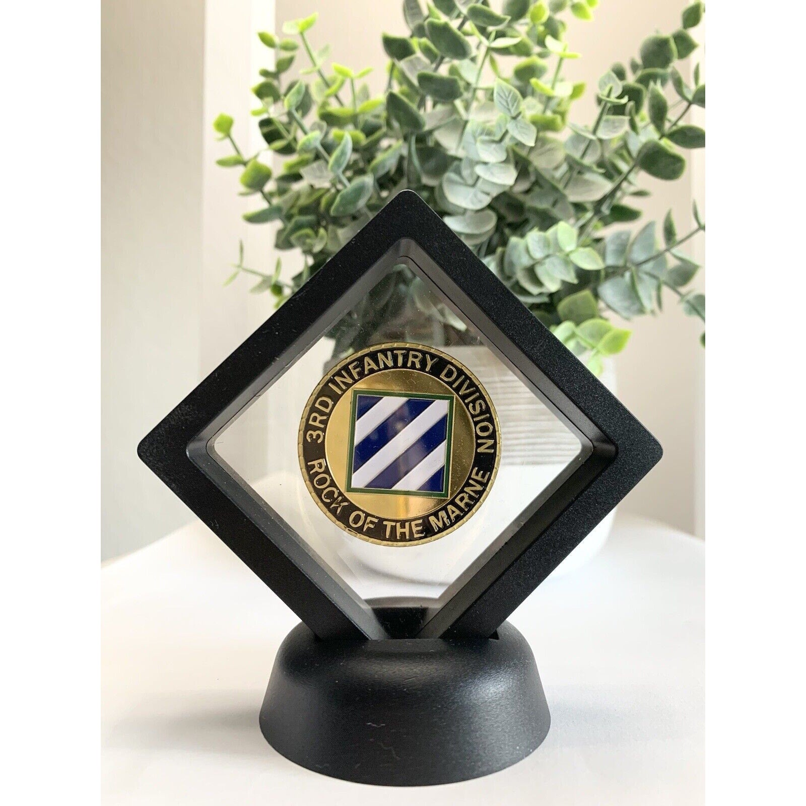 ARMY 3rd INFANTRY DIVISION "Rock Of The Marne" Challenge Coin With 3D Display