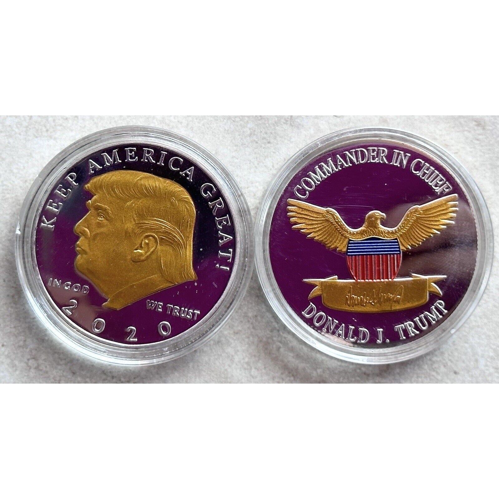 2020 Coin Donald Trump US Challenge President Keep Americe Great EAGLE Gift