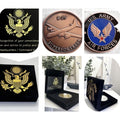 U S ARMY VETERAN AIR FORCES B-29 SUPERFORTRESS Challenge Coin USA ARMY