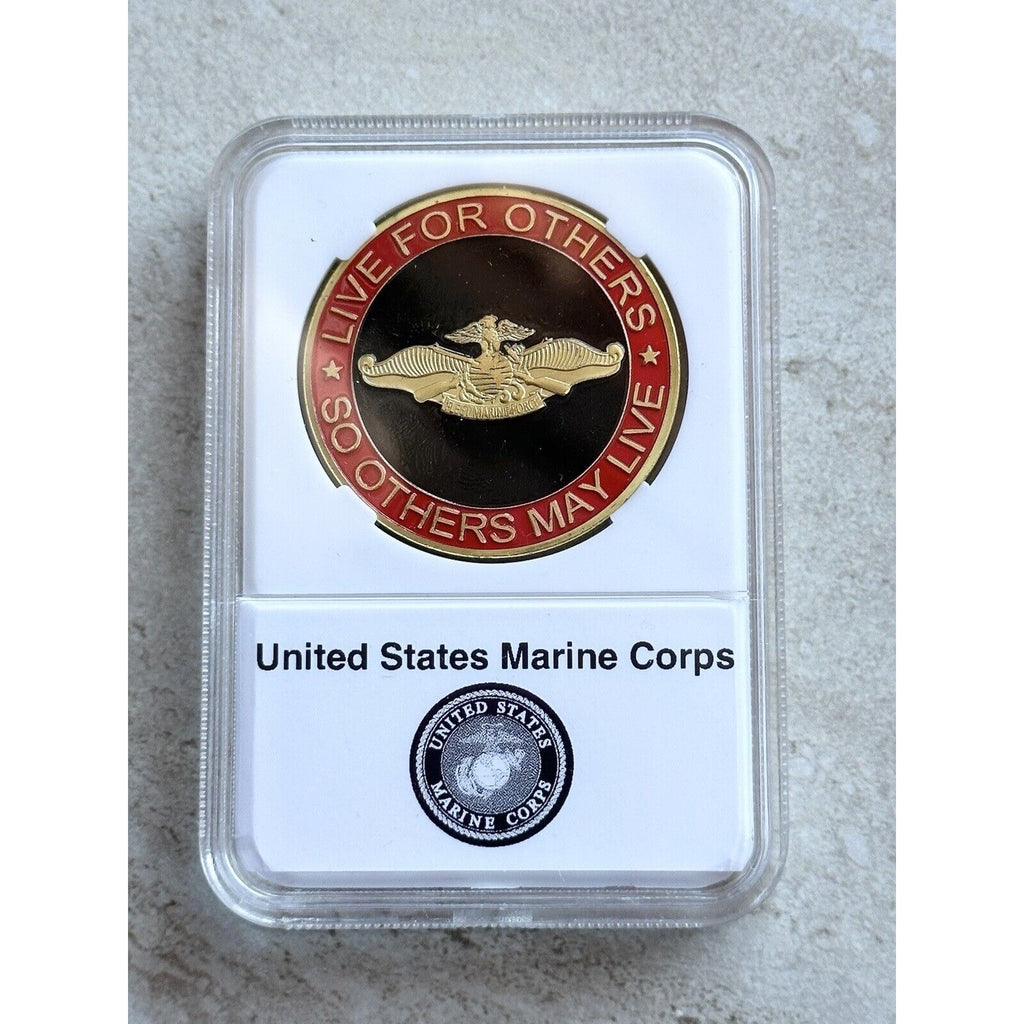 U.S. United States Marine Corps Fleet Marine Force FMF Corpsman With Case