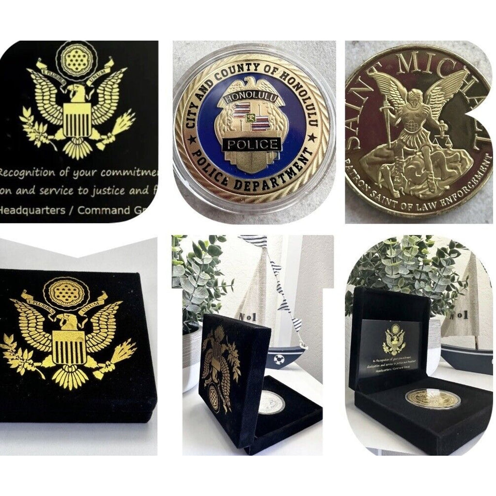 CITY OF HONOLULU POLICE Dept Challenge Coin USA