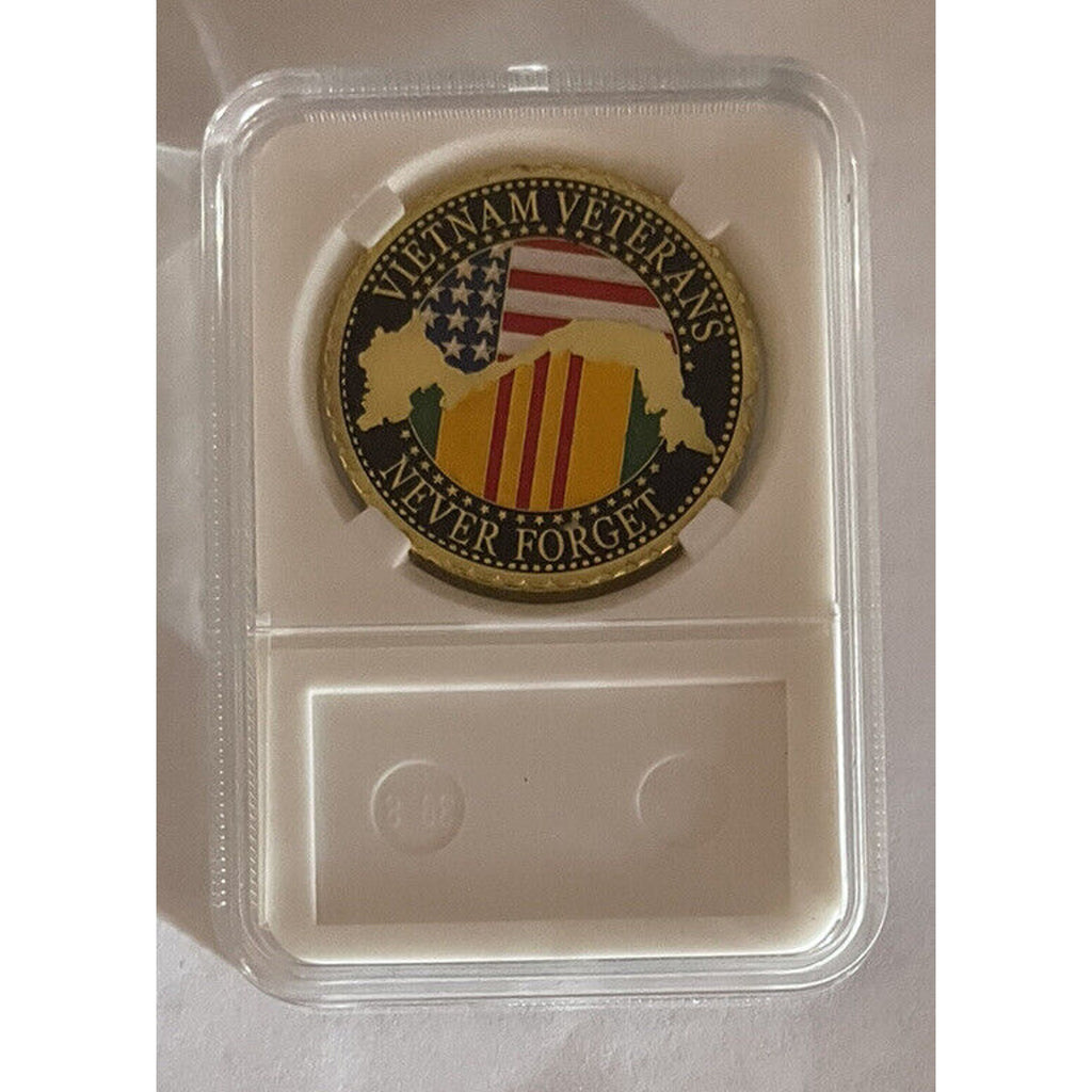 Vietnam Veteran Challenge Coin 1959 - 1975 POW MIA You are not forgotten