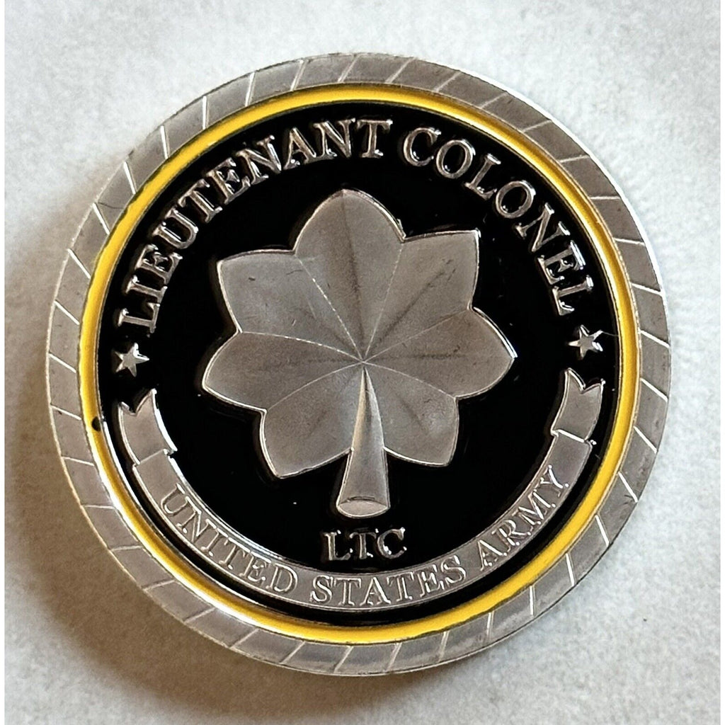 Challenge Coin U.S ARMY LIEUTENANT COLONEL RANK CHALLENGE COIN