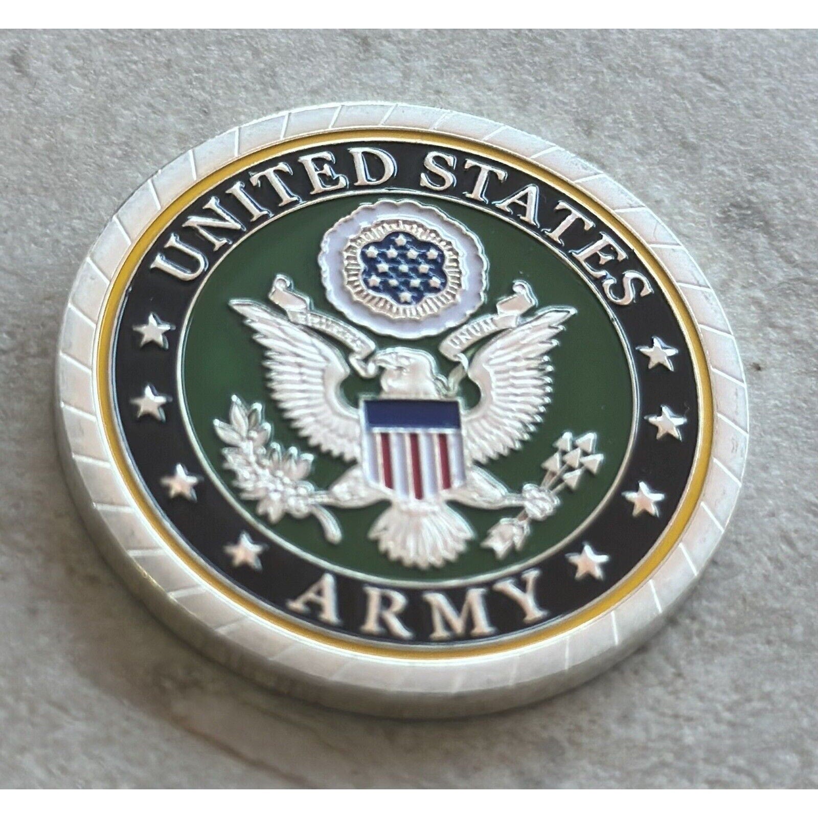 UNITED STATES ARMY WARRENT OFFICER 1 CHALLENGE COIN