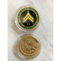 UNITED STATES ARMY - Rank CORPORAL E-4 Challenge Coin