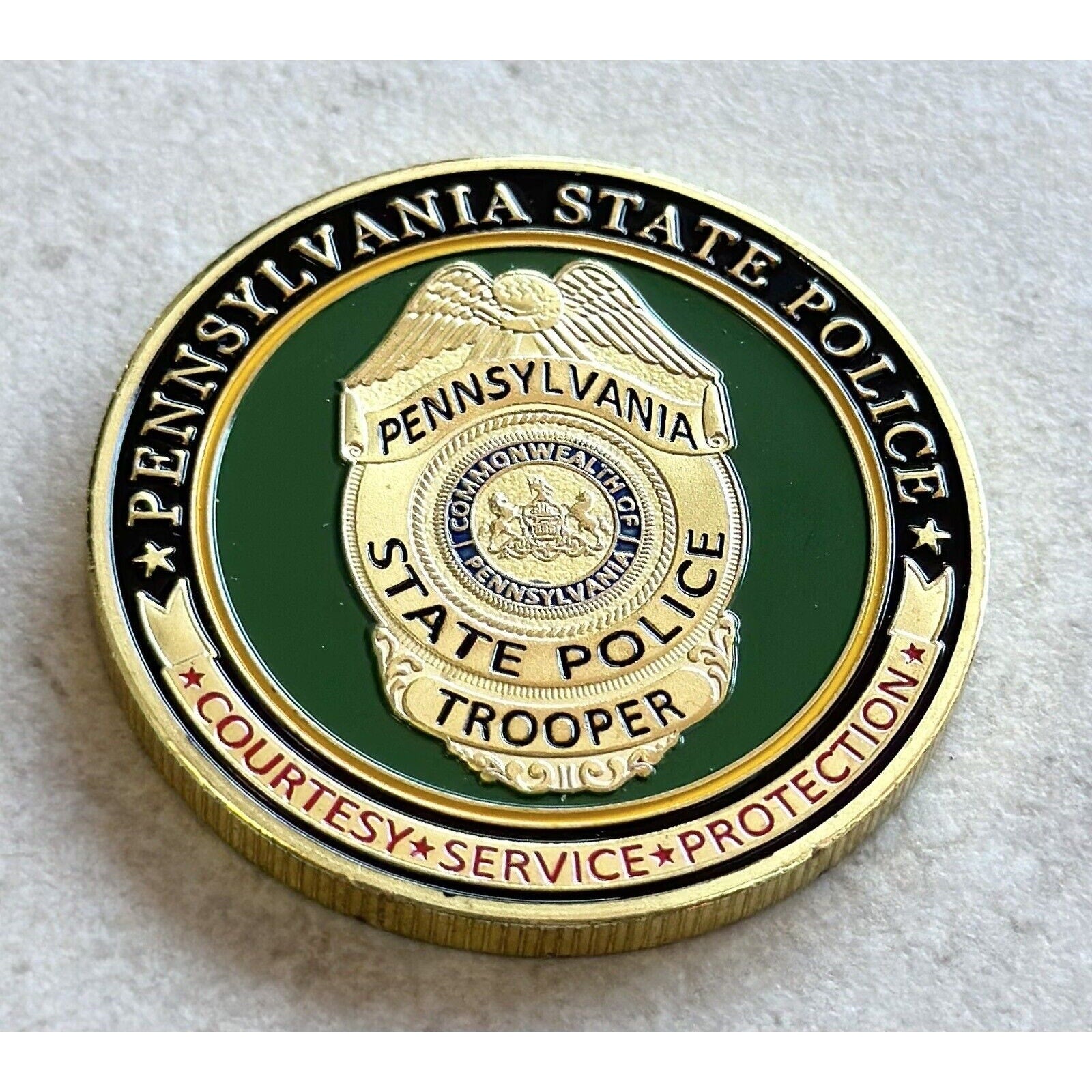 PENNSYLVANIA STATE POLICE Challenge Coin