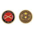 ARMY FORT SILL FIELD ARTILLERY INVINCIBLE IN WAR CHALLENGE COIN