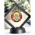 US COAST GUARD MARITIME LAW ENFORCEMENT Challenge Coin With 3D Display Case