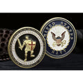 US Navy Put on the Full Armor of God Challenge Coin Defend The Faith