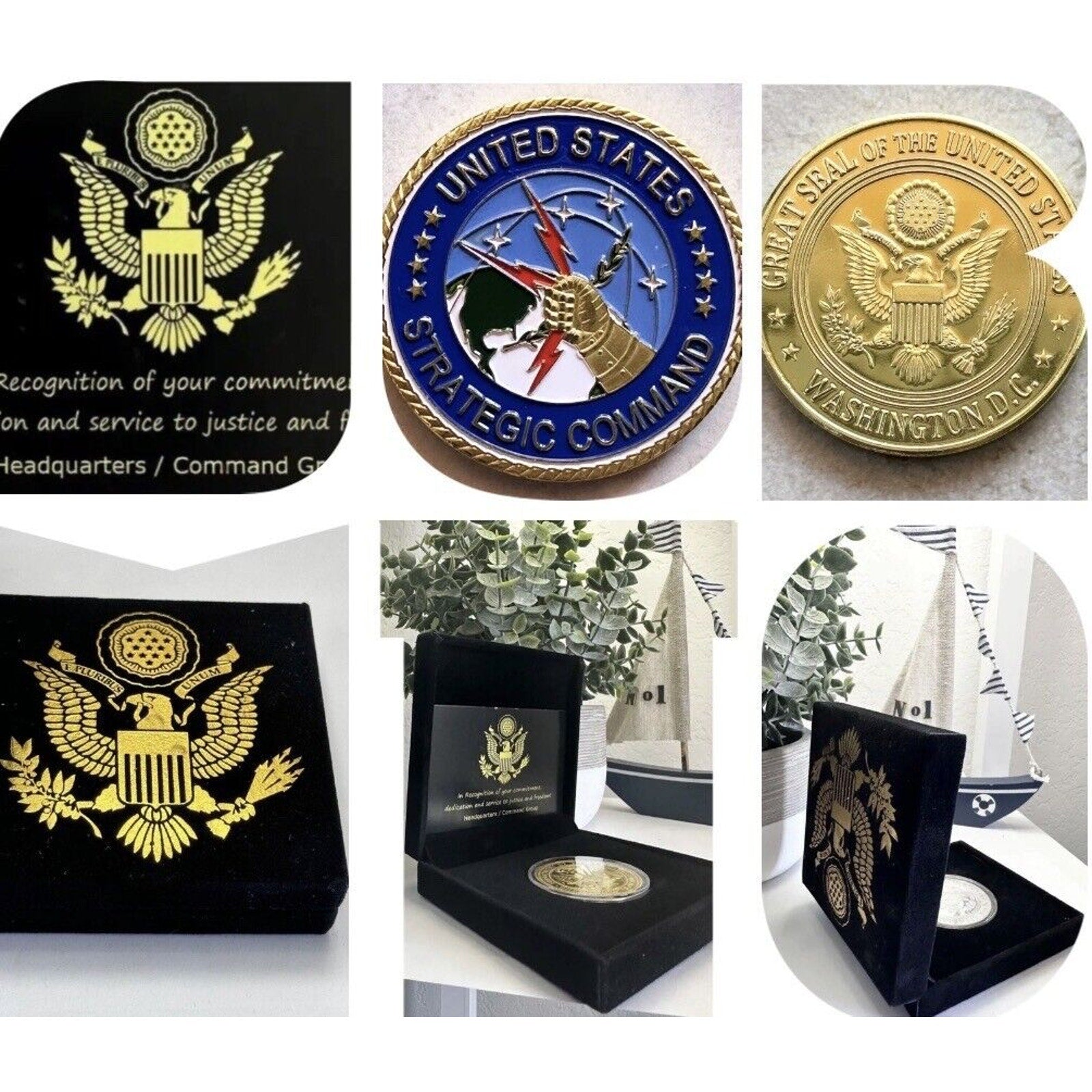 USAF U.S. Air Force Strategic Air Command Challenge Coin USA AF Challenge Coin