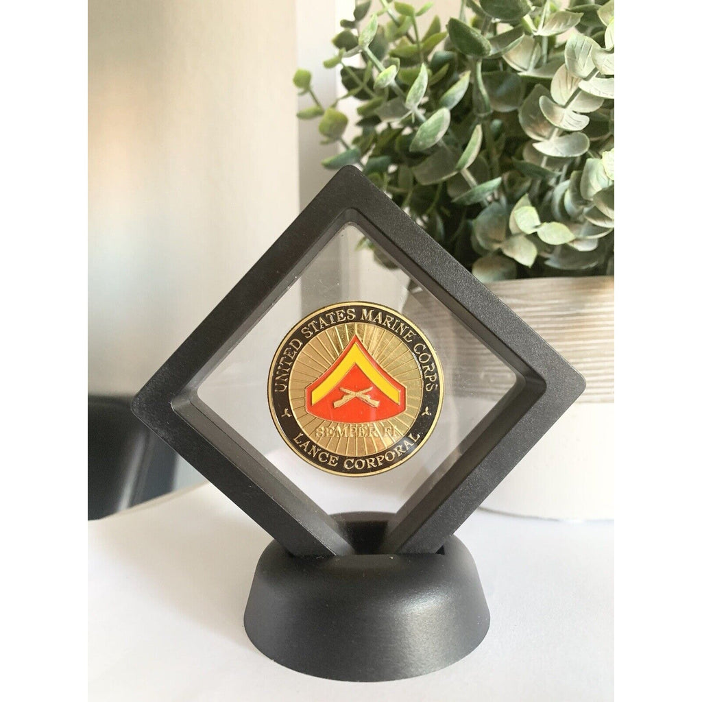 US MARINE Corps " Lance Corporal" E-3 Rank USMC Challenge Coin