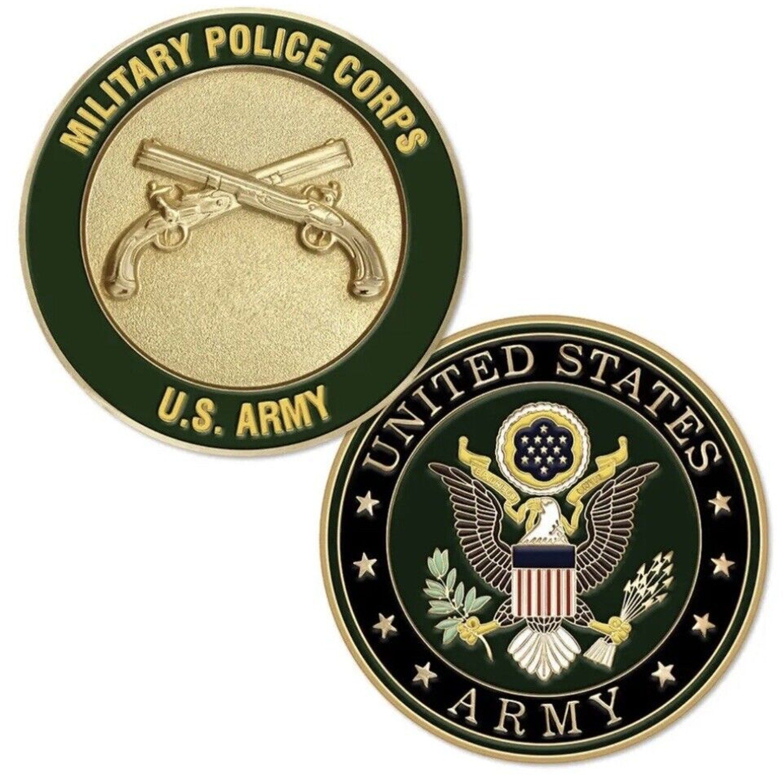 US Army MP Military Police Corps Challenge Coin