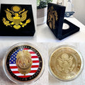 United States Courts Probation Officer Challenge Coin with special velvet coin