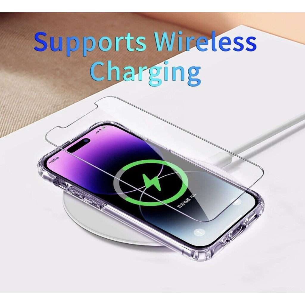 MILITARY GRADE All iPhone Protection 5 In 1 Case, Shockproof Glass, Camera