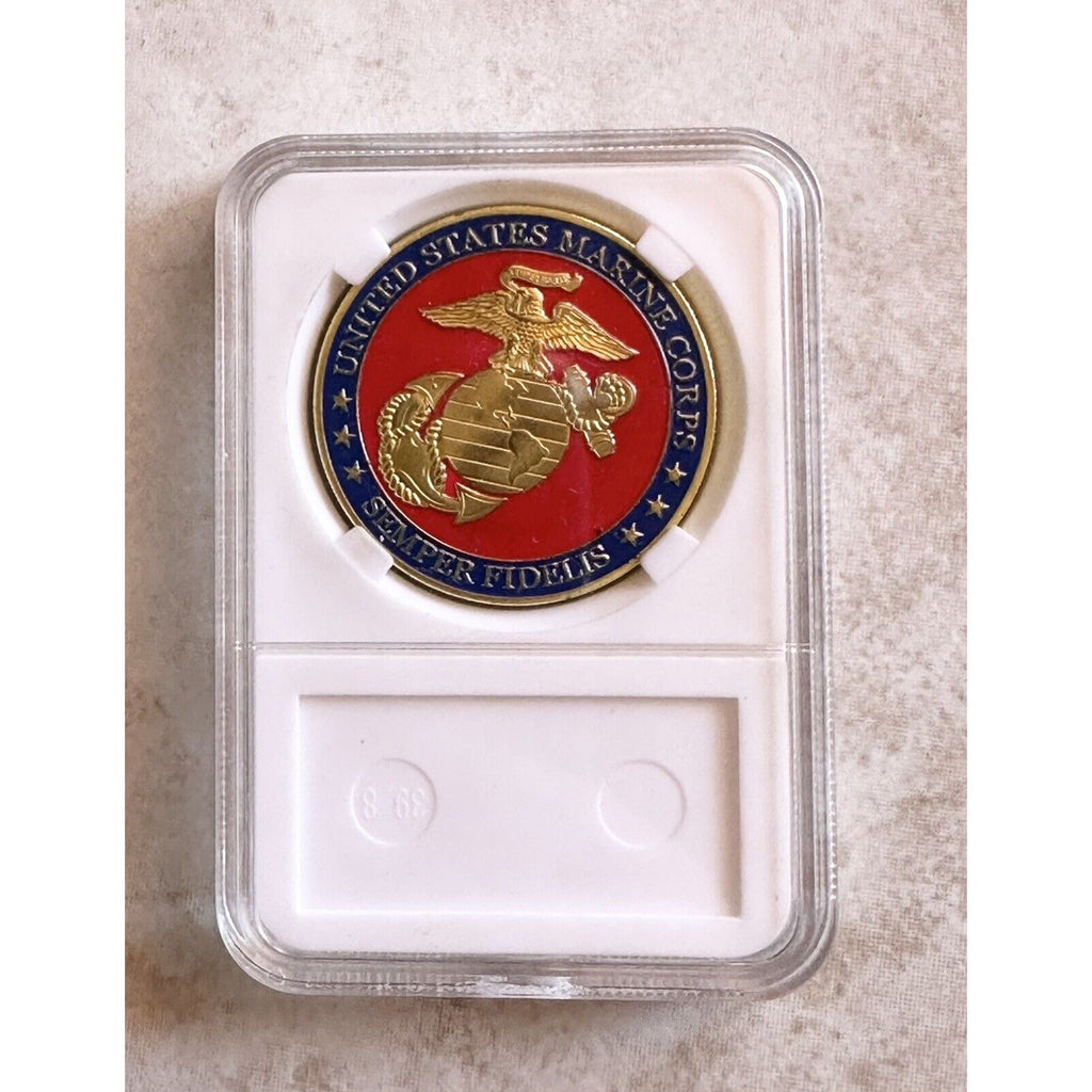 US MARINE CORPS SECURITY FORCE REGIMENT, NORFOLK, VIRGINIA, CHALLENGE COIN