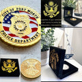 CITY OF FORT WORTH POLICE Dept Challenge Coin With Special Velvet Case