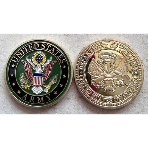 2 pcs US ARMY MILITARY POLICE Challenge Coin