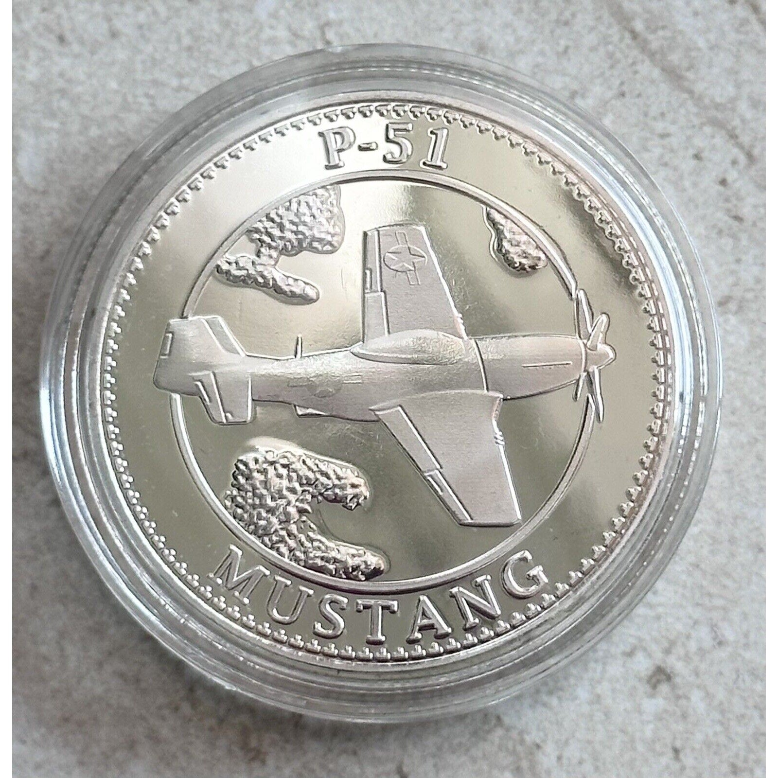 AIR CORPS P-51 MUSTANG 1939-1945 ARMY CHALLENGE COIN