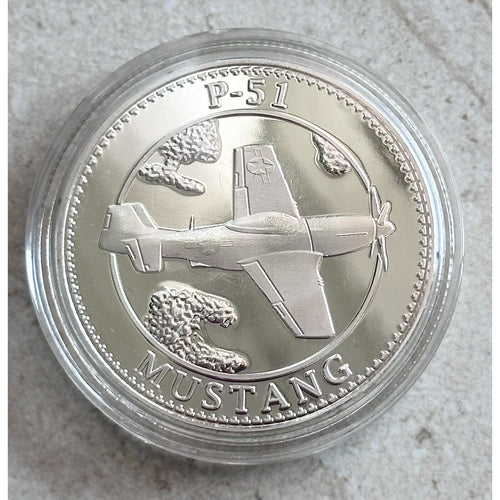 AIR CORPS P-51 MUSTANG 1939-1945 ARMY CHALLENGE COIN