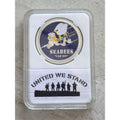 US NAVY SEABEES "CAN DO!" Challenge Coin With Beautiful Case . Fast Shipping