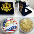 US NAVY USS FORRESTAL CV-59 Challenge Coin with special velvet case