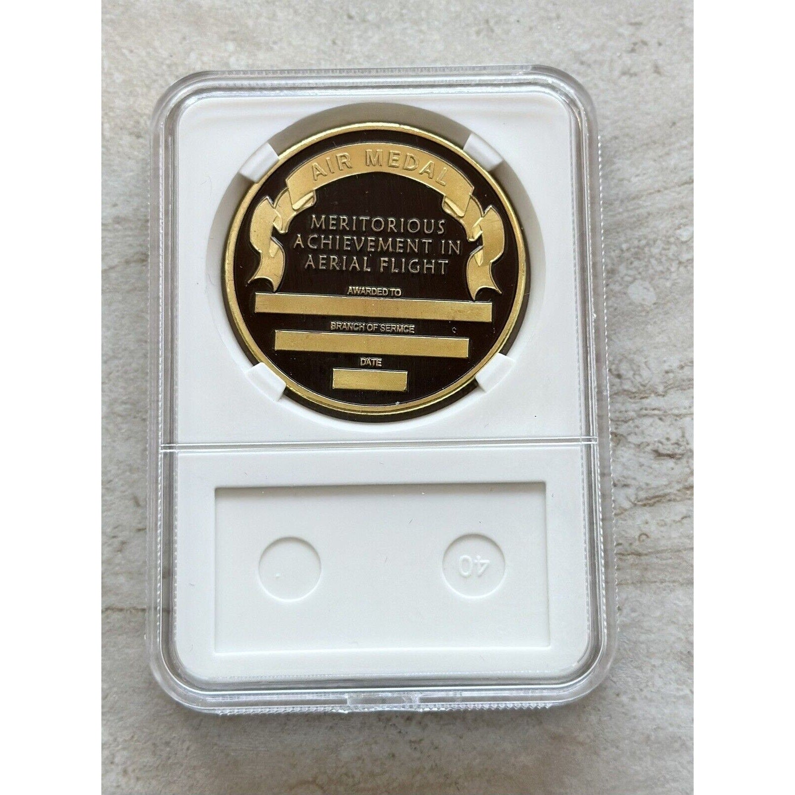US Military Challenge Coin "BRONZE STAR" USMC USN ARMY USAF USCG With Case