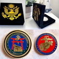 US MARINE CORPS SECURITY FORCE REGIMENT, NORFOLK, VIRGINIA, CHALLENGE COIN