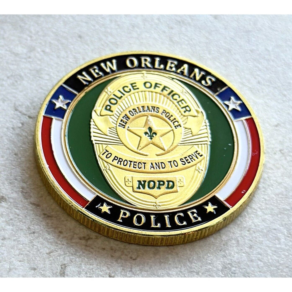CITY OF NEW ORLEANS Police Dept. Challenge Coin With Special Velvet Case