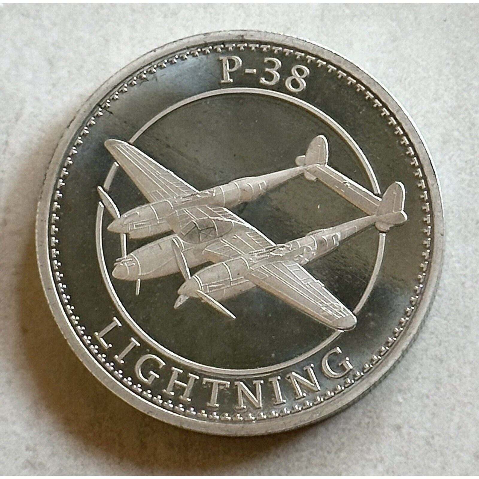 U S ARMY AIR FORCES P-38 LIGHTNING Challenge Coin