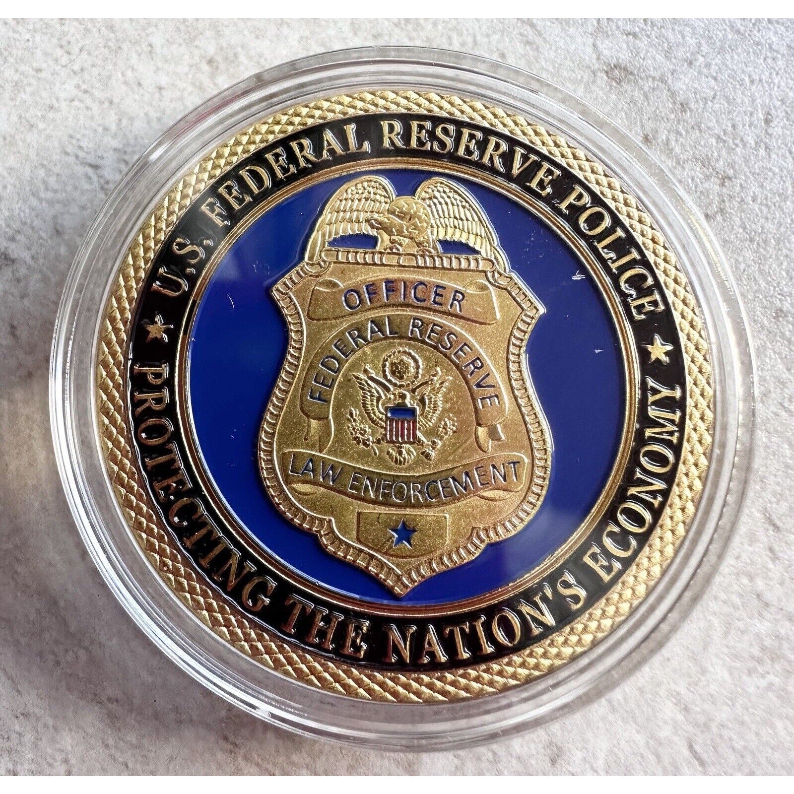 U S FEDERAL RESERVE POLICE Challenge Coin