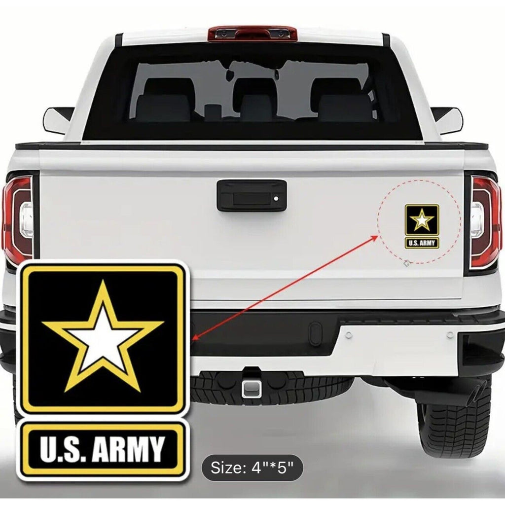 US ARMY LOGO FULL COLOR Inside Outside Car Laptop PC VINYL DECAL STICKER