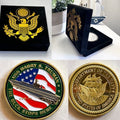 US NAVY USS HARRY S. TRUMAN CVN-75 Challenge Coin With Velvet Case