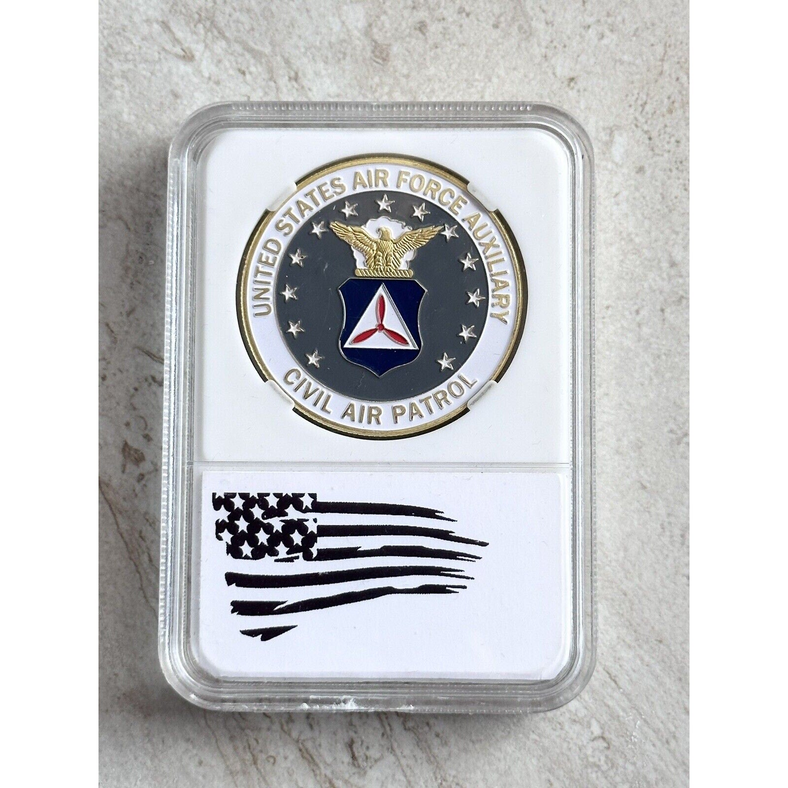 U S AIR FORCE AUXILIARY CIVIL AIR PATROL Challenge Coin