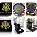 US Army 2nd Lt First Salute Oath Of Office Coin USA amy