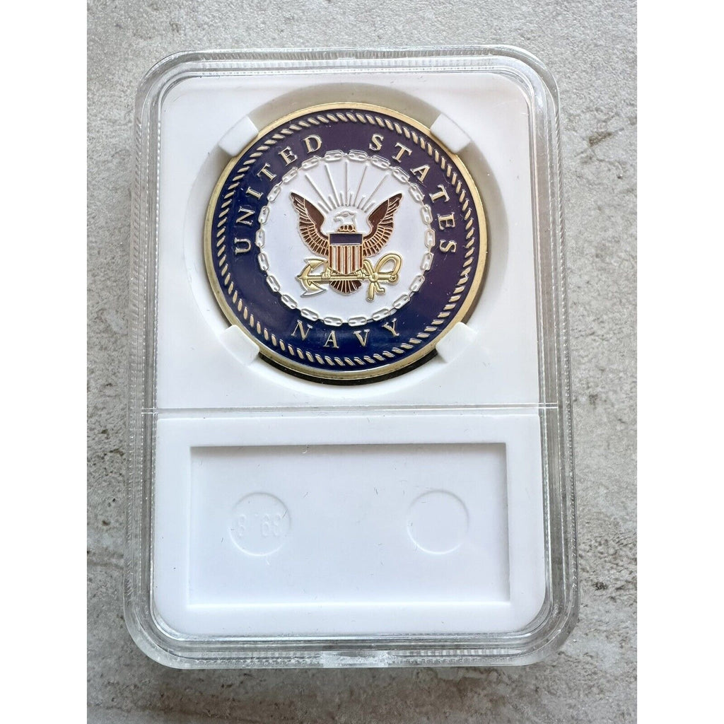 USN NAVL AVIATION CORONADO (NBC) NORTH ISLAND CA CHALLENGE COIN With Case