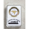 U S NAVY F-14 TOMCAT Challenge Coin with Beautiful Case United We Stand