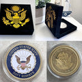 Navy Reserve Service CHALLENGE COIN USN-US Navy Come With Velvet Case