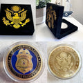 U S FEDERAL RESERVE POLICE Challenge Coin with velvet case