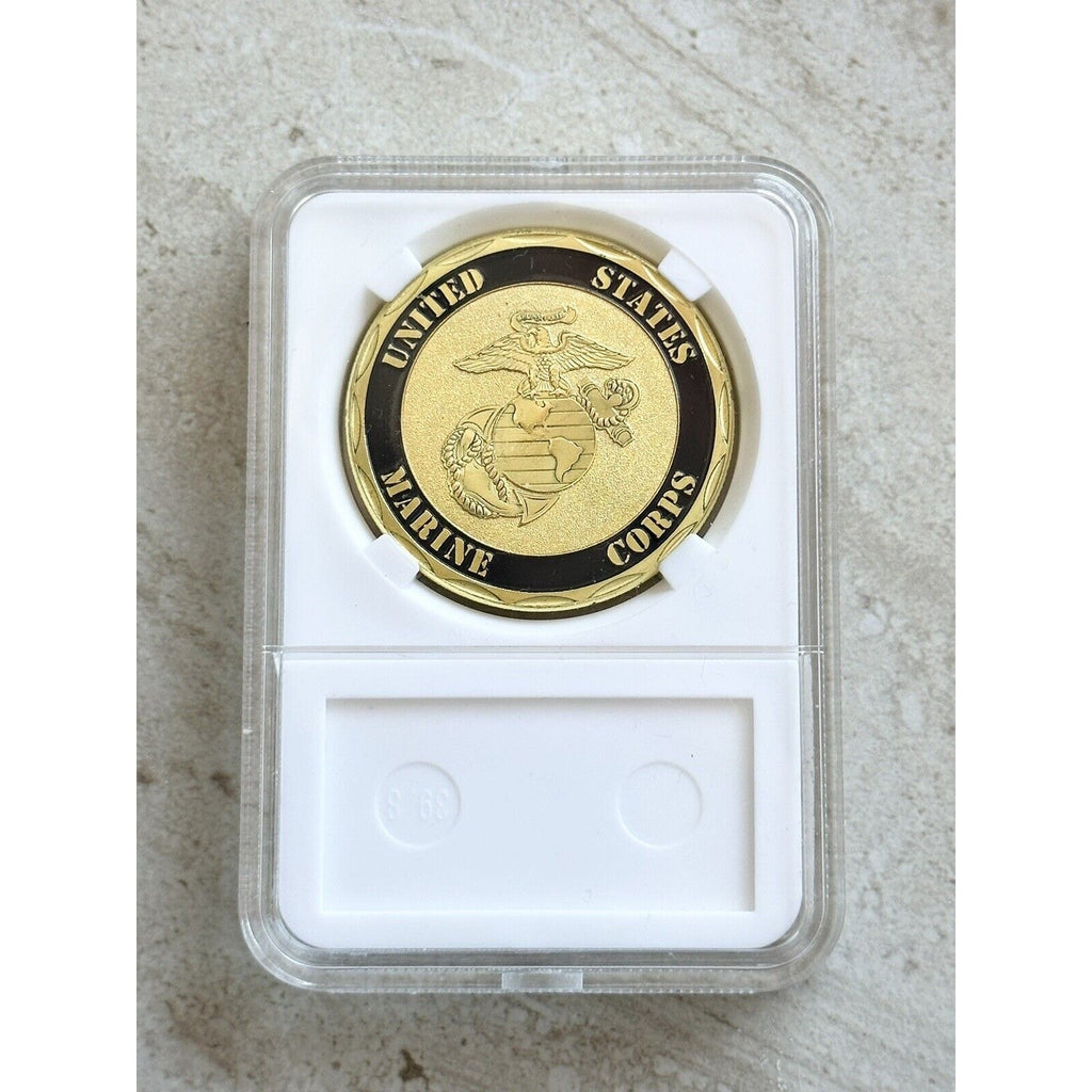 US MARINE CORPS - 8th MARINE REGIMENT Challenge Coin with Nice Case
