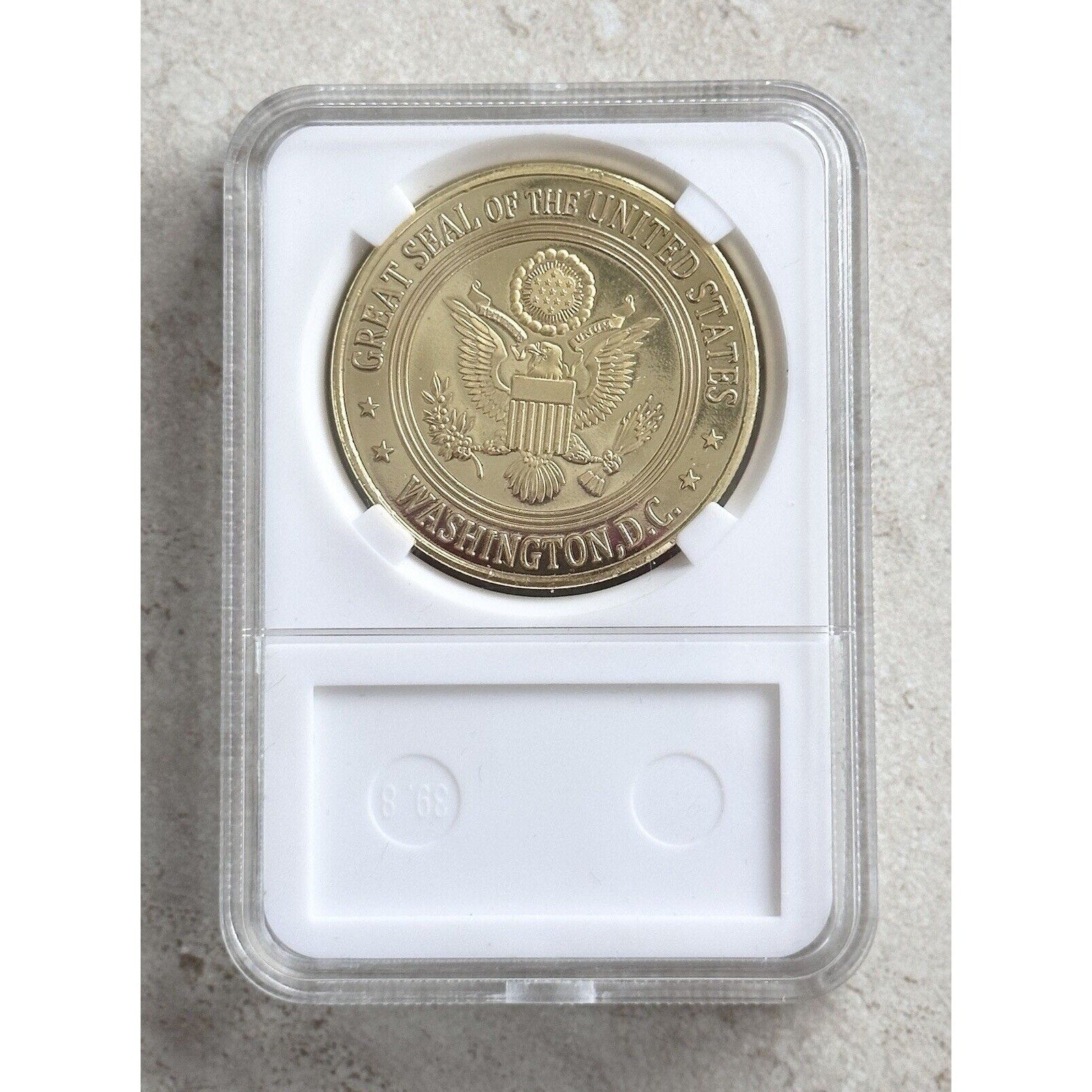 FBI US Federal Bureau Of Investigation United States Challenge Coin with case