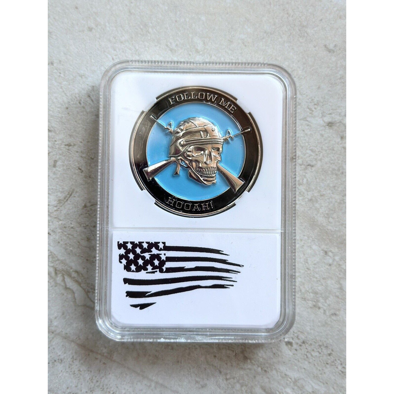US Army Warrior Combat Infantry Badge Spacial Forces Airborne Challenge Coin