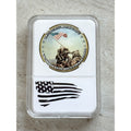 US MARINES IWO JIMA Challenge Coin with Case