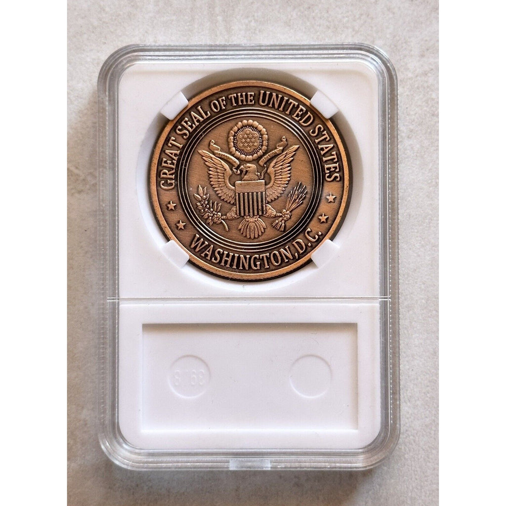 US Department Of Home land Security Challenge Coin With Case