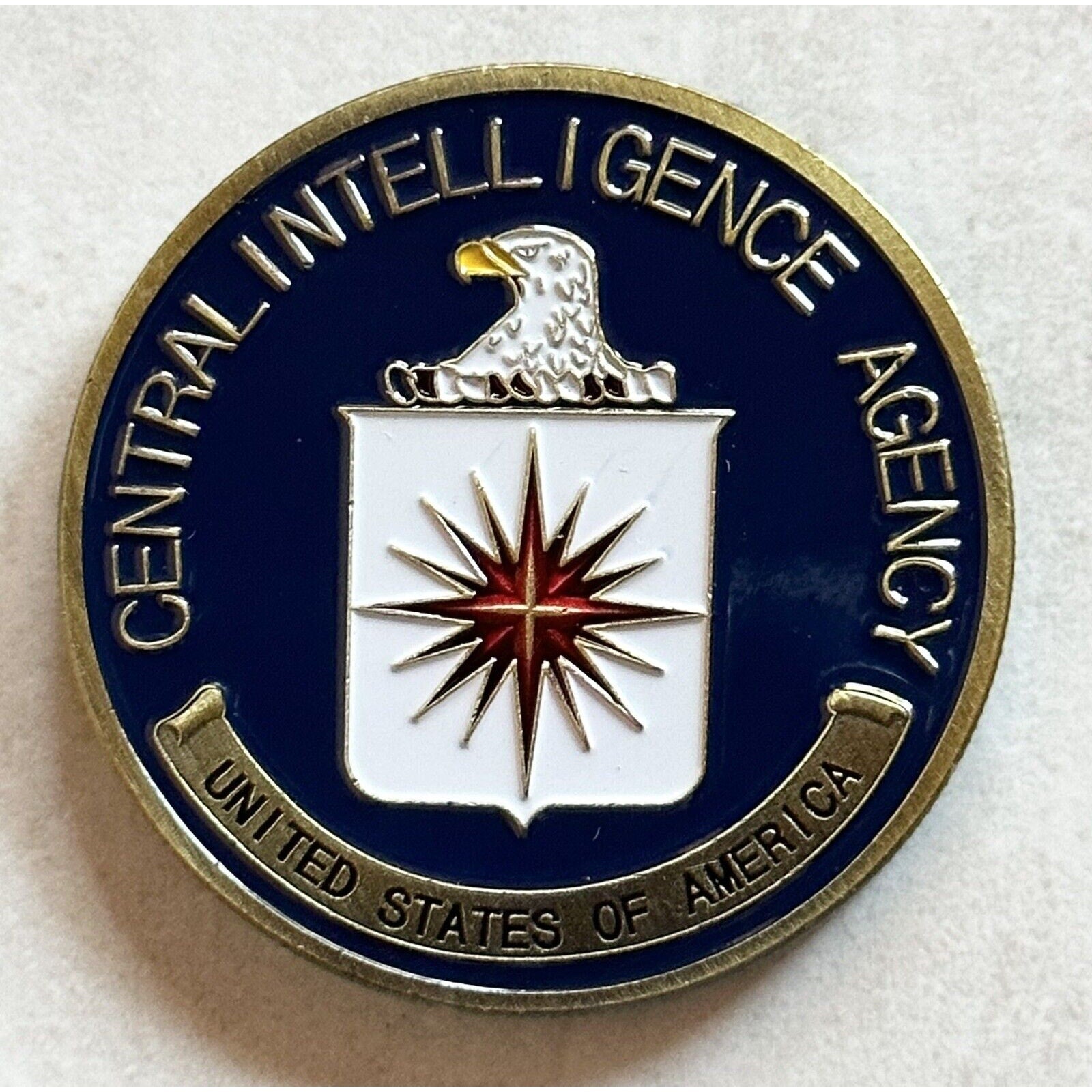 US CIA Central Intelligence Agency Center of Intelligence Challenge Coin Bronze