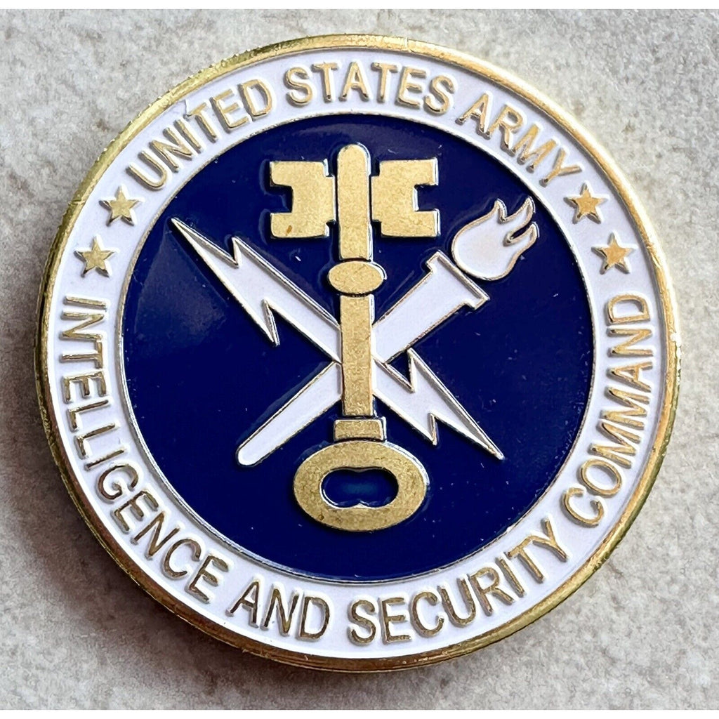 US ARMY INTELLIGENCE AND SECURITY COMMAND Challenge Coin With velvet Case