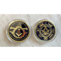 * Freemason Challenge Coin “Brotherhood Of Man Fatherhood Of God” Awesome Coin