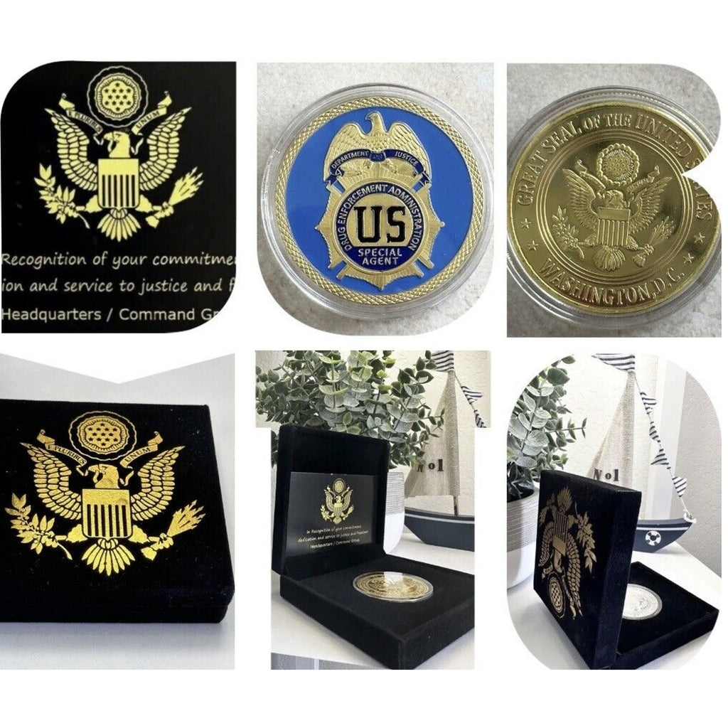 DEA DRUG ENFORCEMENT ADMINISTRATION Challenge Coin. USA