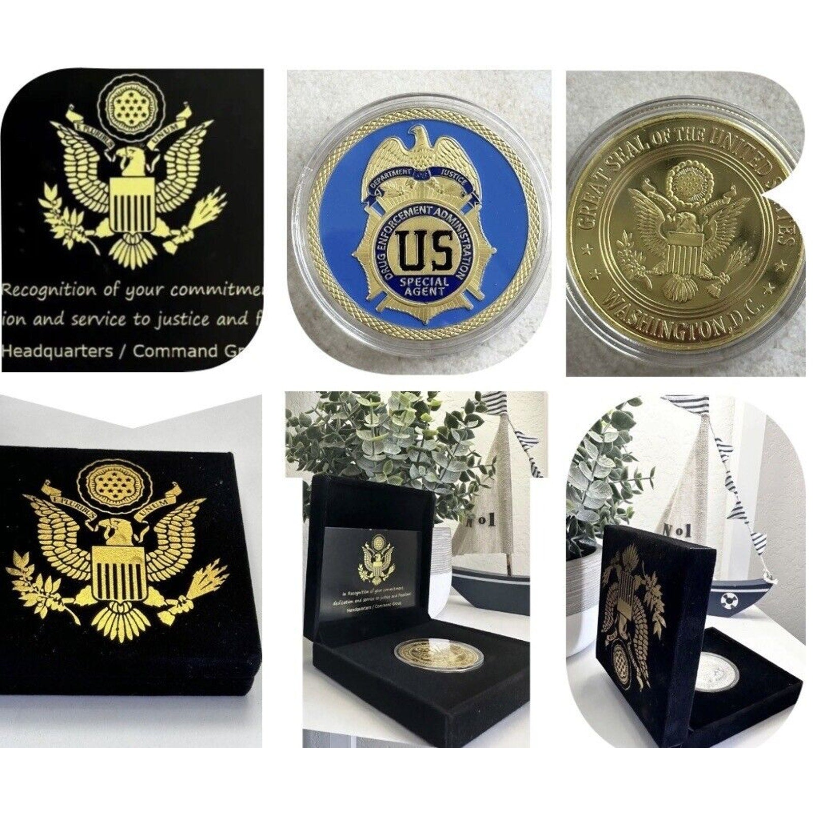 DEA DRUG ENFORCEMENT ADMINISTRATION Challenge Coin. USA